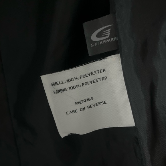 Kenneth Cole Black Rain Jacket - Picture 6 of 7